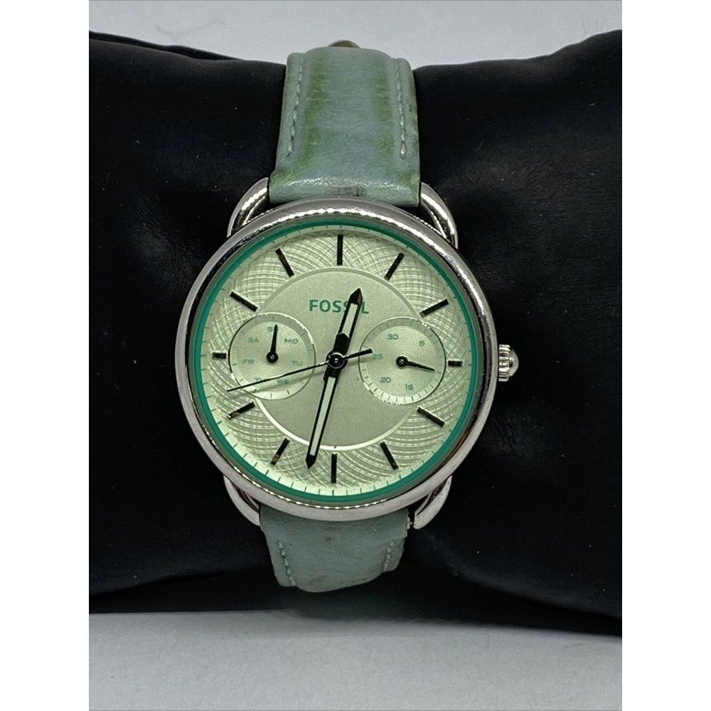 Fossil ES3951 Women Green Leather Analog Dial Quar